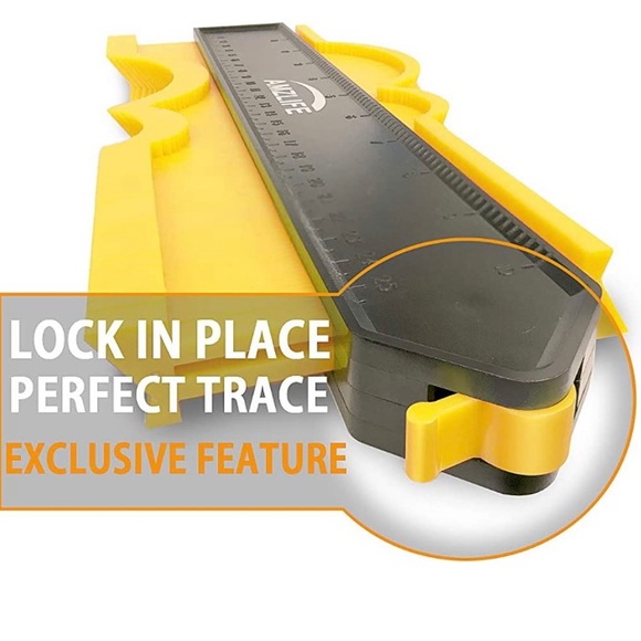 Contour Gauge with a Lock, woodworking shape duplicator tool, 5 inch and 10 inch - Picture 2 of 7